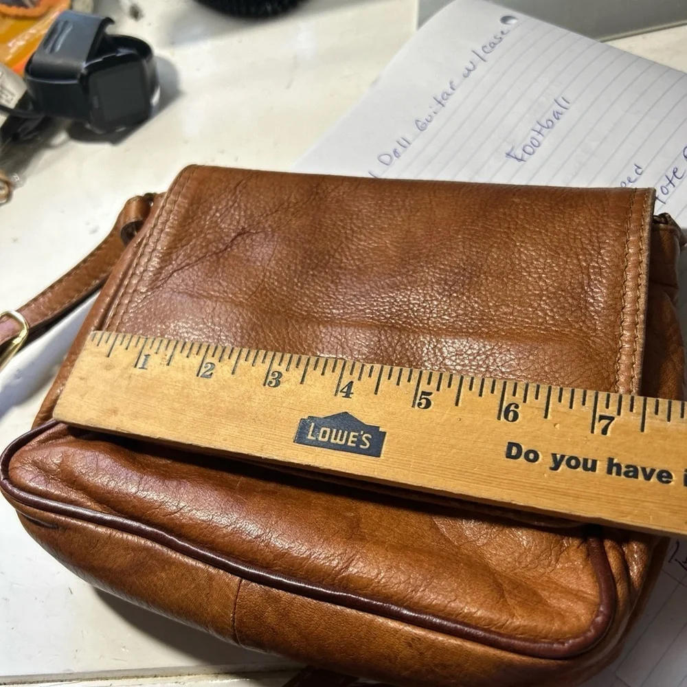 Florence Made in Italy Leather Crossbody Bag Purse